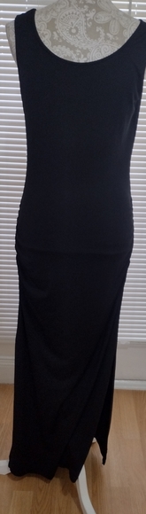 ETAOLINE BLACK SLEEVELESS MAXI DRESS - Picture 2 of 10
